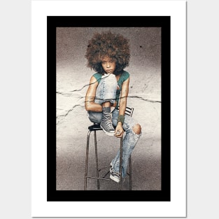 VINTAGE ERYKAH BADU STYLE Posters and Art